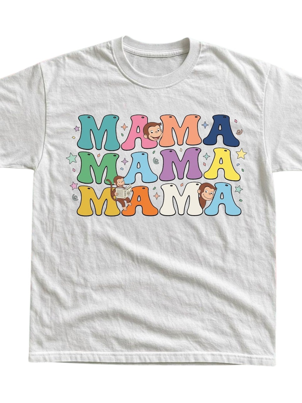 Gildan Cute Cartoon Mama Graphic Shirt
